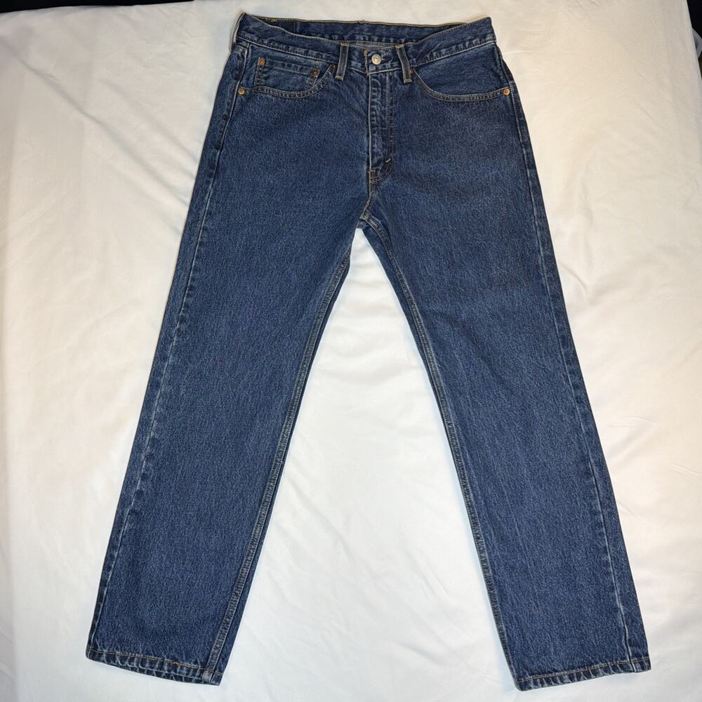 Men’s Levi's 505 Straight Leg 100% Cotton Jeans - Size 34/30 Excellent Condition
